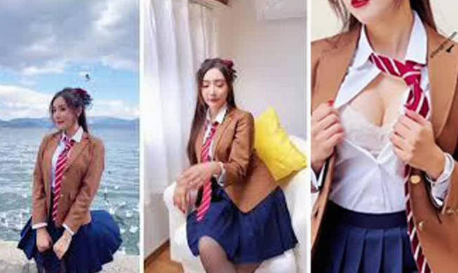 【极品女神超级核弹】秀人顶级女神私拍制服麻衣制服K制服套装无限诱惑超性感美乳诱惑