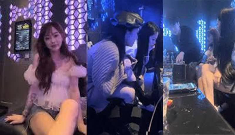 密码房凌晨KTV极品女神场4女三男高颜值群P盛宴收藏佳品