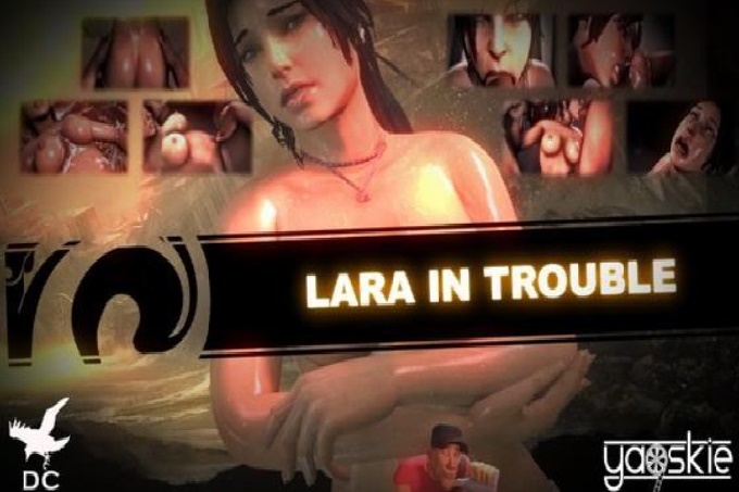欧美3D同人动画　Lara In Trouble 